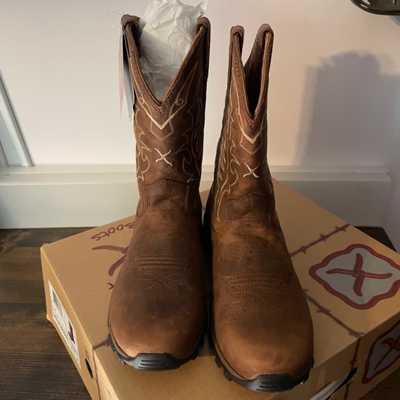 Twisted X Women’s hiker Boots D toe 10” RUST Size 10 - Picture 4 of 9